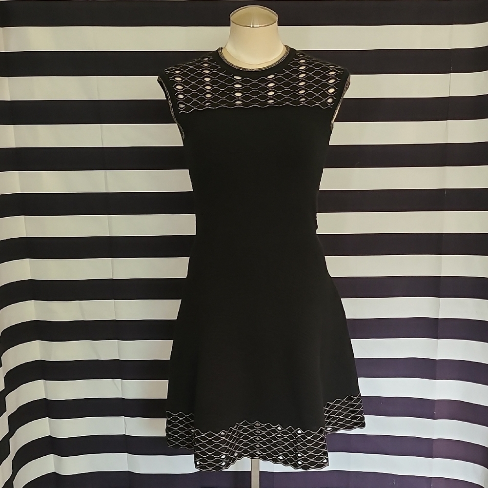 Elegant Black Sleeveless Dress - Picture 12 of 12